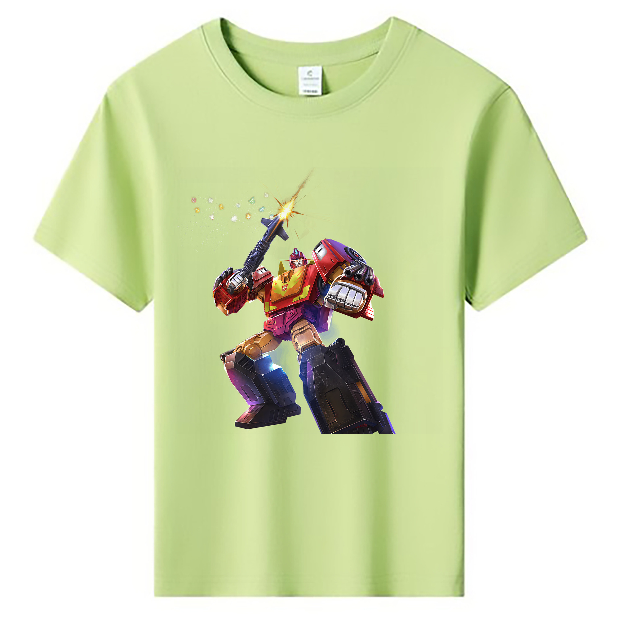 （画像用） Transformers トランスフォーマー 綿100％キッズTシャツ（フロントプリント）